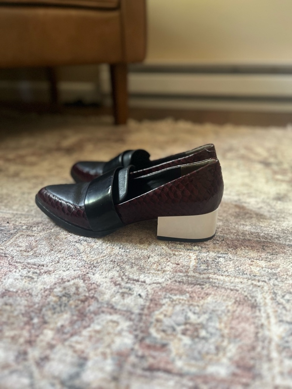 3.1 Phillip Lim Leather Loafers - Picture 4 of 9